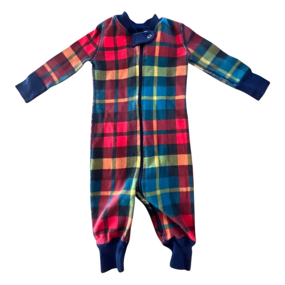 ❤️ 5 for $15! Hanna Andersson Organic Plaid Pajamas - 3-6M
